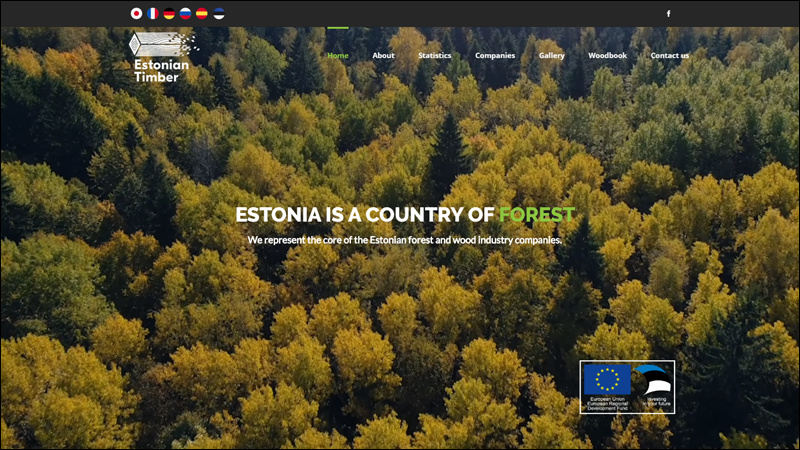 Estonian Timber veebileht