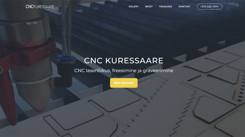 CNC Kuressaare veebileht